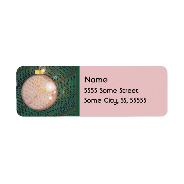 Etiqueta Enfeites de natal Dragonfly (Frente)