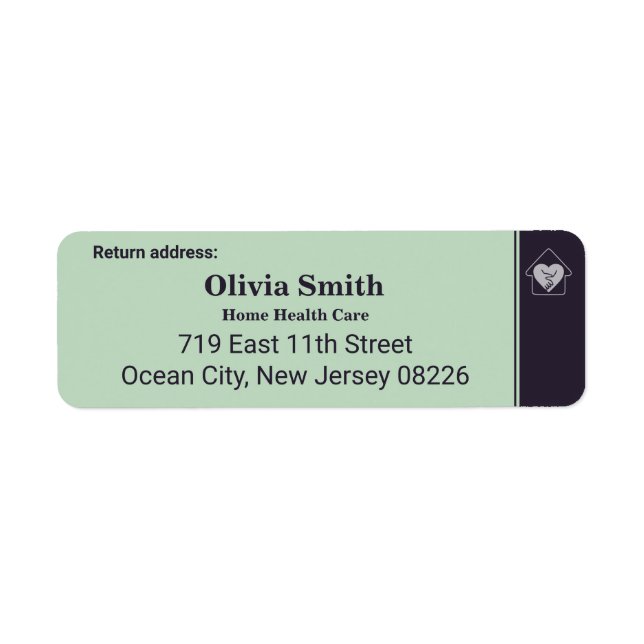 Etiqueta Enfermeiro Cuidados Idosos Texto personalizado e E (Frente)