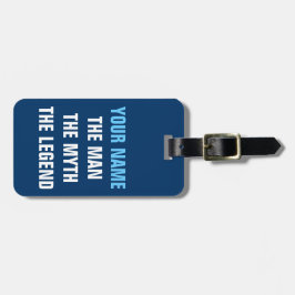 Etiqueta engraçada de bagagem de viagem | A lenda