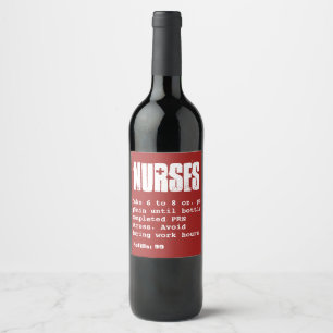 Etiqueta engraçada do vinho da prescrição de 99