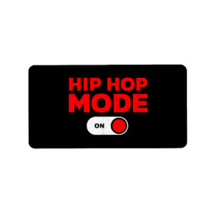 Etiqueta Engraçado Design de Hip Hop para Homens Homens 90
