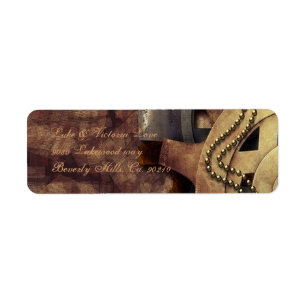 Etiqueta Engrenagens & Baubles de Steampunk que Wedding
