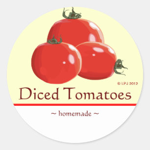 Etiqueta enlatada customizável dos tomates