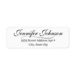 Etiqueta Envelope de Endereço de Devolução de Script de Cas