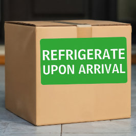 Etiqueta Envio Refrigerar ao Chegar