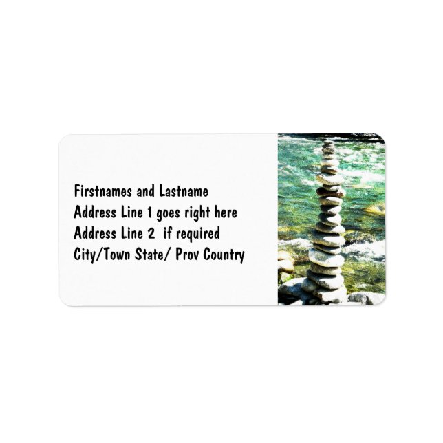 Etiqueta Equilíbrio. (Frente)