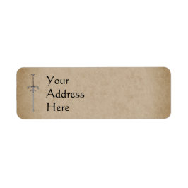 Etiqueta Espada do século XVI/Espada Processiva