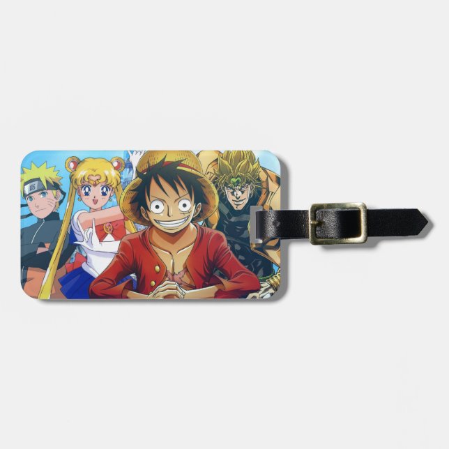 Etiqueta especial de bagagem de anime (Frente Horizontal)