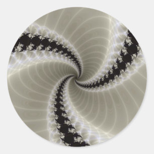 Etiqueta espiral do Fractal