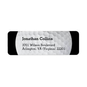 Etiqueta Esporte personalizado do golfe