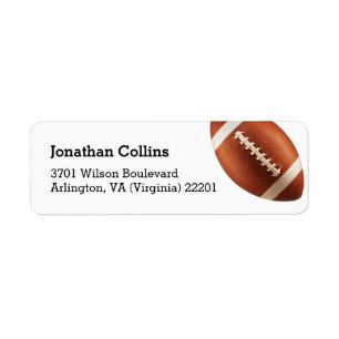 Etiqueta Esporte personalizado do rugby