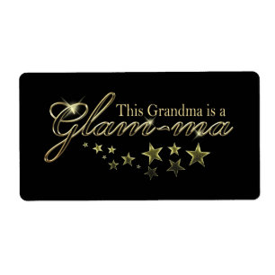 Etiqueta Esta vovó é uma mãe