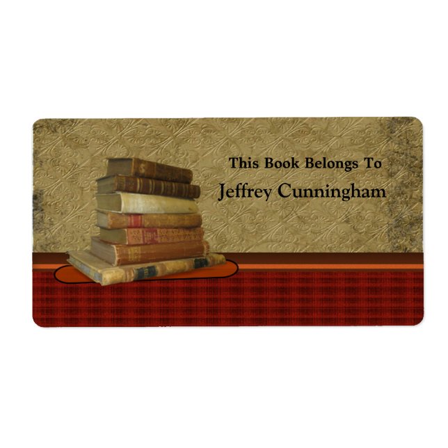 Etiqueta Este Livro Antecipado Pertence À Sua Identificação (Frente)