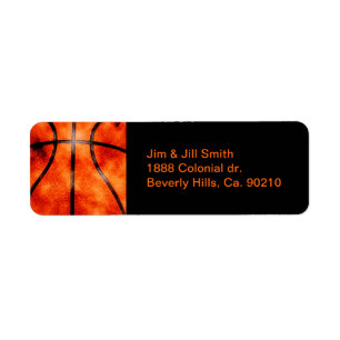 Etiqueta Estilo de Grunge para o Basquete Todo o Dia