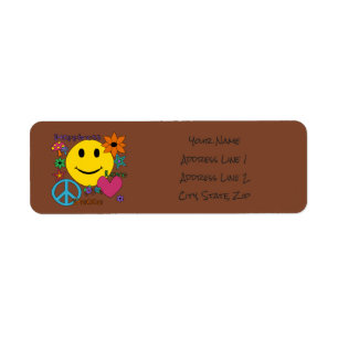 Etiqueta Estilo retro - personalize