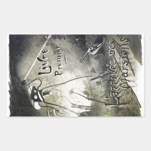 Etiqueta estrangeira original da invasão do