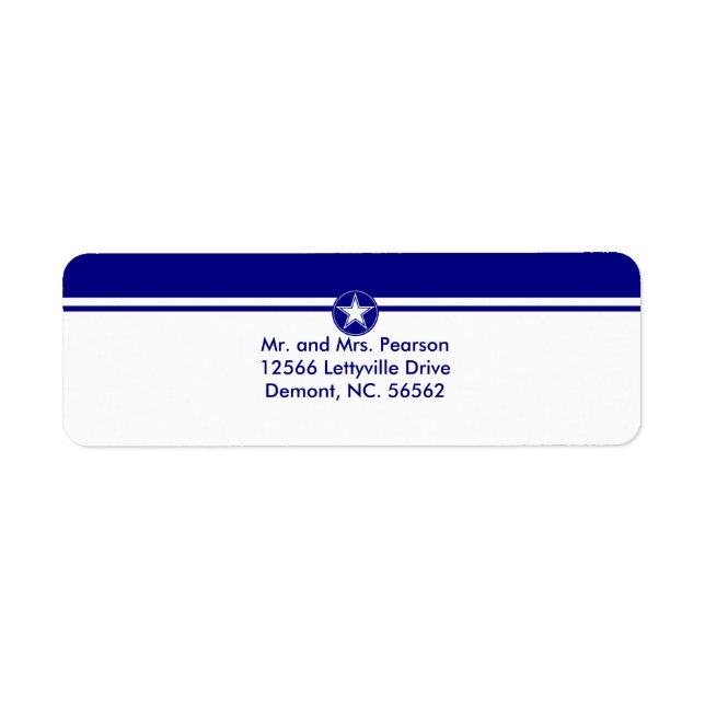 Etiqueta Estrela da Força Aérea (Frente)