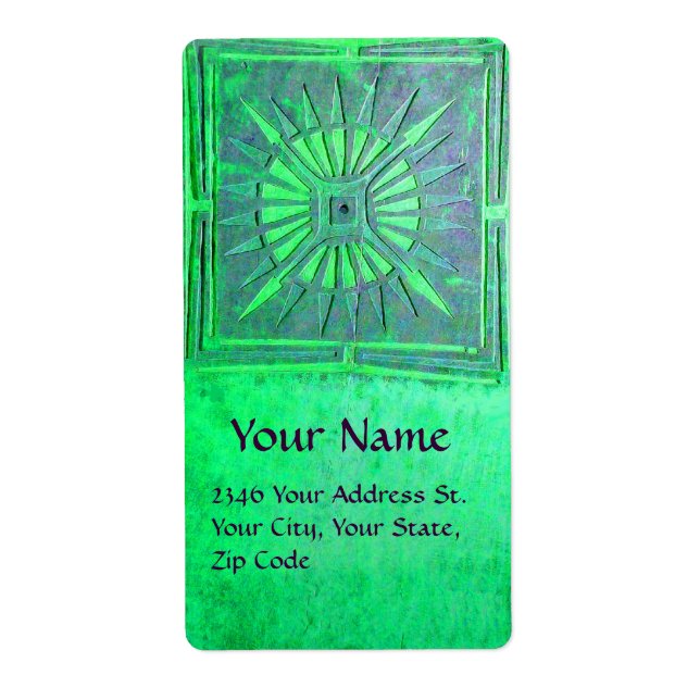 Etiqueta ESTRELA DA MANHÃ, verde (Frente)