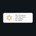 Etiqueta Estrela de David Bat Mitzvah<br><div class="desc">As etiquetas de endereços de celebração do Bat Mitzvah foram concebidas para serem rápida e facilmente personalizadas de acordo com as suas especificações.</div>