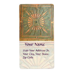 Etiqueta ESTRELA DE MANHÃ,verde,amarelo-acastanhado