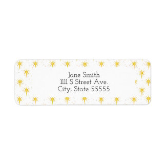 Etiqueta Estrela de Natal