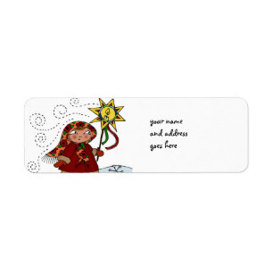 Etiqueta Estrela ucraniana do Natal