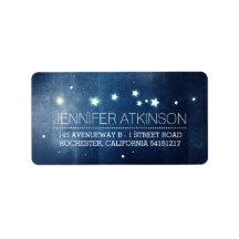 Estrelas Noturnas Marinho Romântico