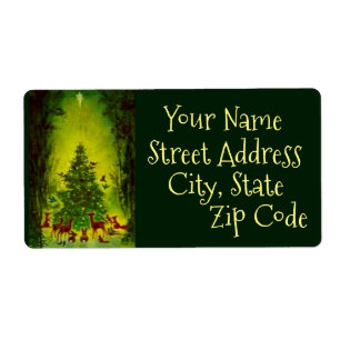 Etiqueta Etiquetas, Folha de Natais vintages Bonitos_1950