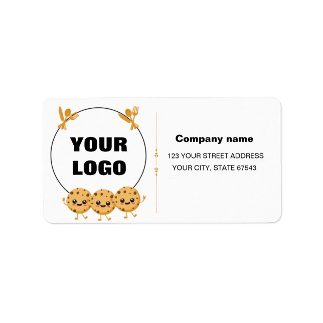 Etiqueta Etiquette des chefs LOGO personnalisé (Frente)