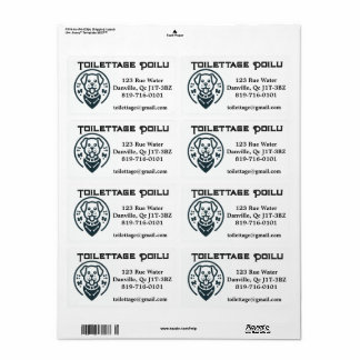 Etiqueta Étiquette personnalisable