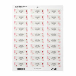 Etiqueta Etiquettes d'adresse "Coquelicots"