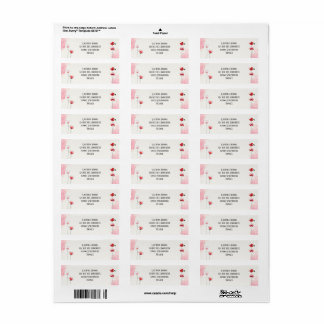 Etiqueta Etiquettes d'adresse "Coquelicots"