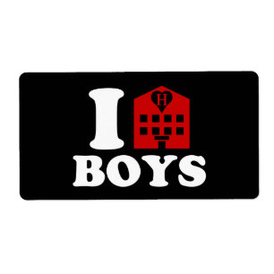 Etiqueta Eu Adoro Hotel Boys