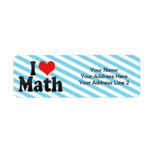 Etiqueta Eu amo a matemática