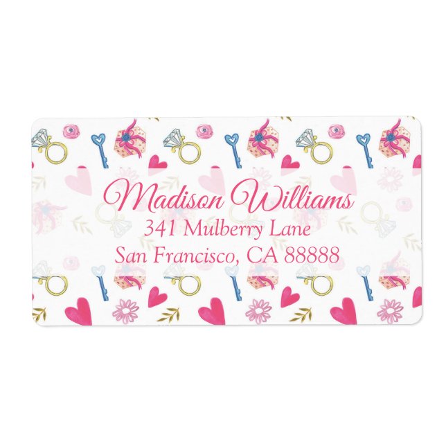 Etiqueta Eu faço padrão II (Frente)