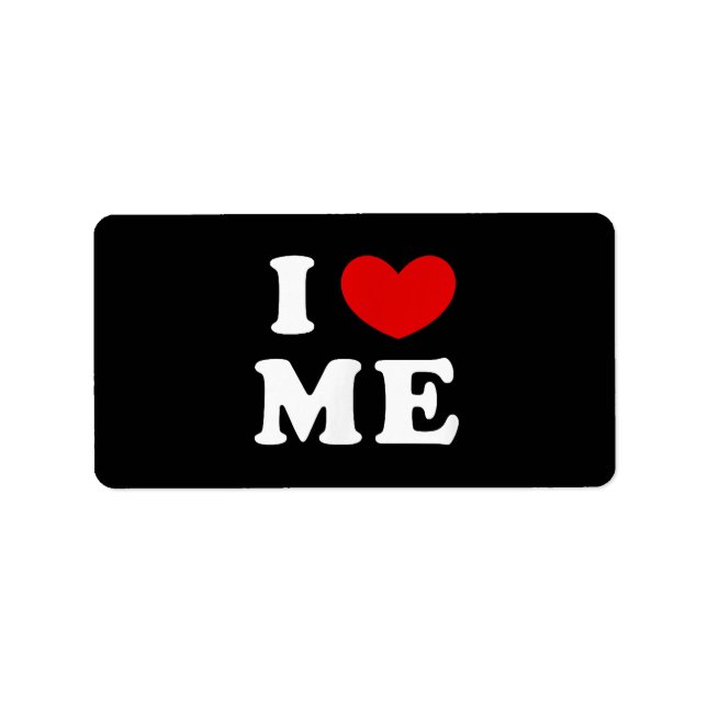 ETIQUETA EU ME AMO (Frente)