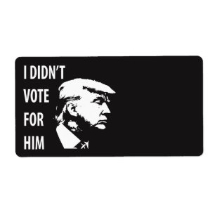 Etiqueta Eu não votei em Trump
