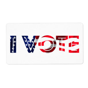 Etiqueta Eu Voto