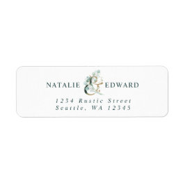 Etiqueta Eucalyptus Ampersand: Dourada Morada Verde