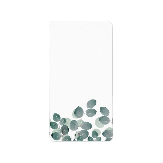 Etiqueta Eucalyptus Modern (Frente)