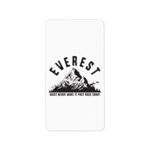 Etiqueta Everest
