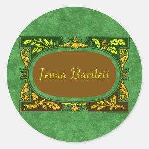 Etiqueta ex do Cartouche de Libris