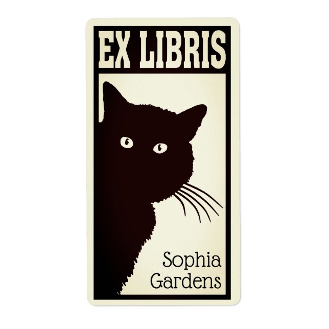 Etiqueta Ex Libris - Gato preto espumante (filtrado) (Frente)