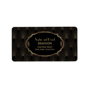 Etiqueta Excelente Charm Gatsby Vintage 1920 Art Deco Casam