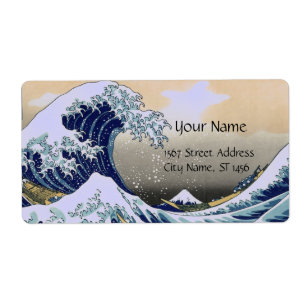 Etiqueta EXCELENTE WAVE Azul Branco