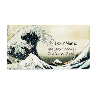 Etiqueta EXCELENTE WAVE Azul Branco