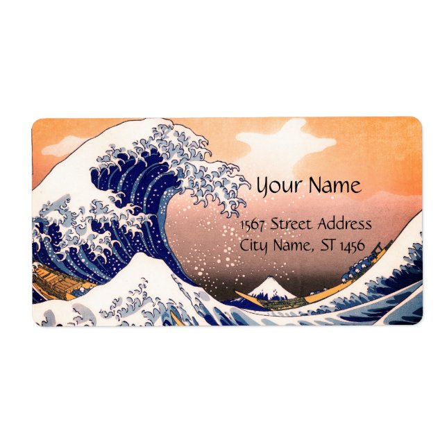 Etiqueta EXCELENTE WAVE Azul Branco (Frente)