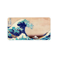 Excelente Wave Off Kanagawa Japonês Vintage Fine A