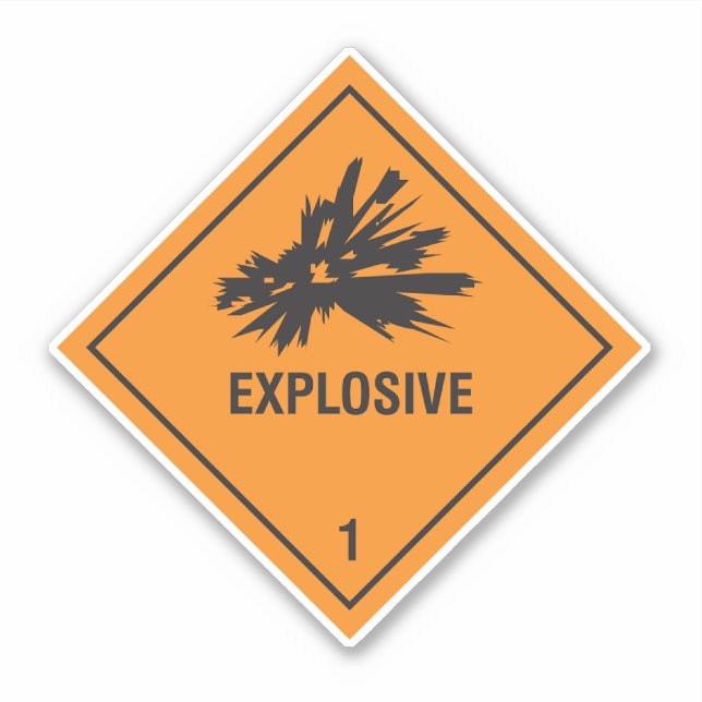 Etiqueta Explosiva 1 (Frente)
