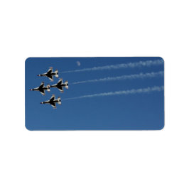 Etiqueta F-16 Formação De Diamantes De Thunderbird